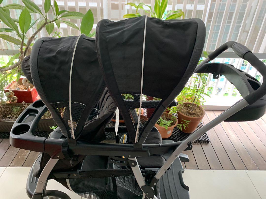 used double pushchair