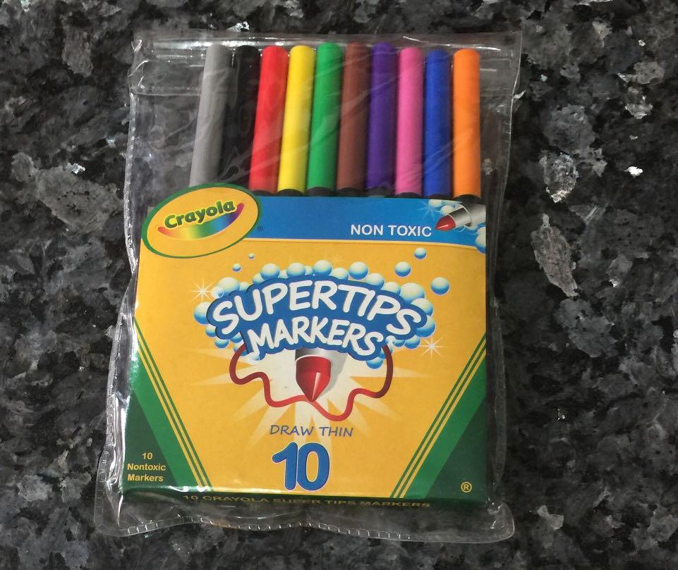 Dry erase colouring book + free 10 pieces crayola markers, Babies