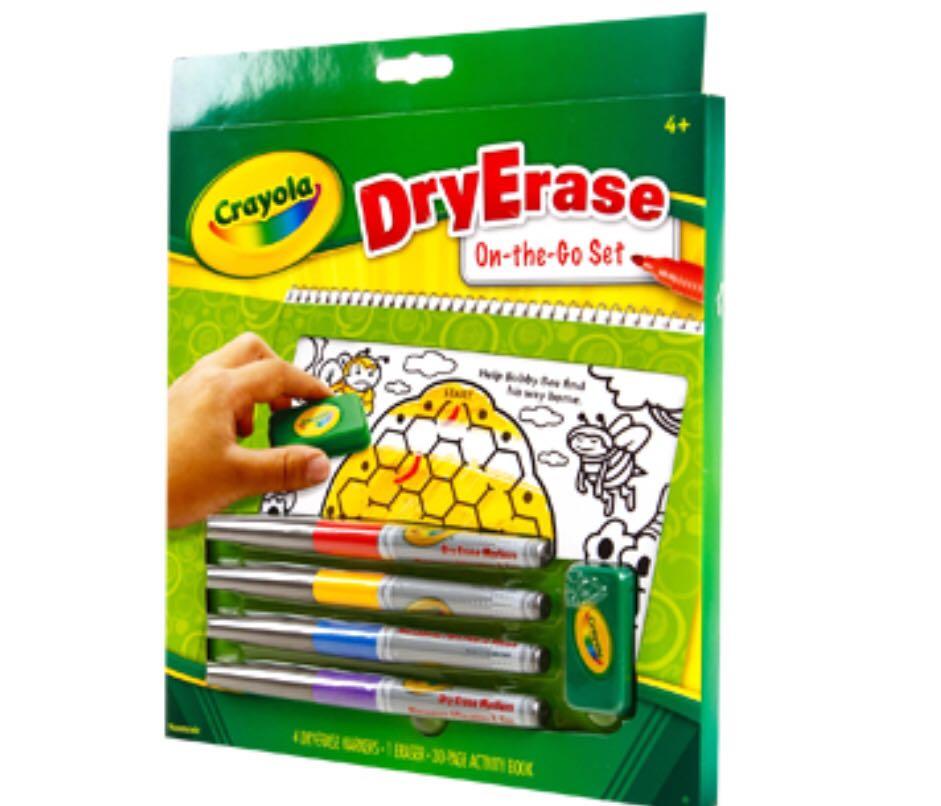 Dry erase colouring book + free 10 pieces crayola markers, Babies