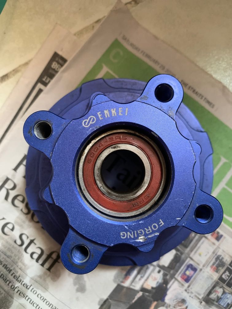 Enkei Sprocket Hub, Motorcycles, Motorcycle Accessories on Carousell