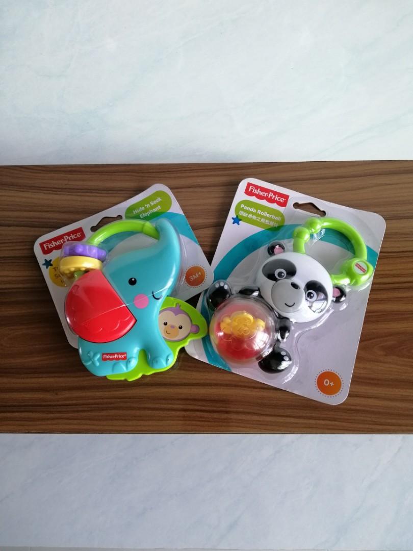 fisher price baby rattles