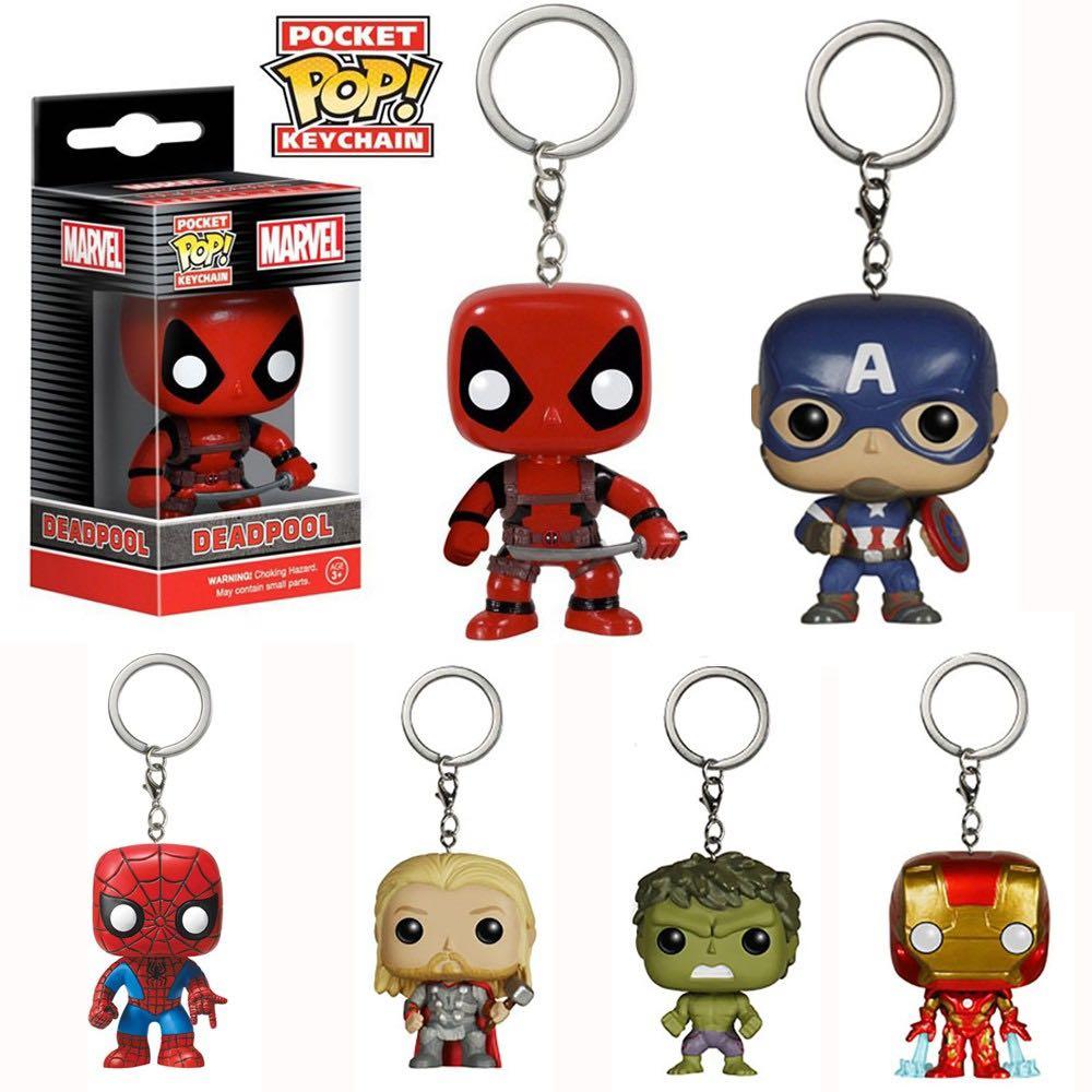 deadpool funko pop keychain