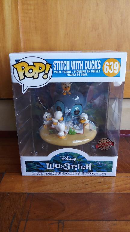 Funko Pop! Disney Stitch with Ducks (6 inch) Exclusive, Hobbies