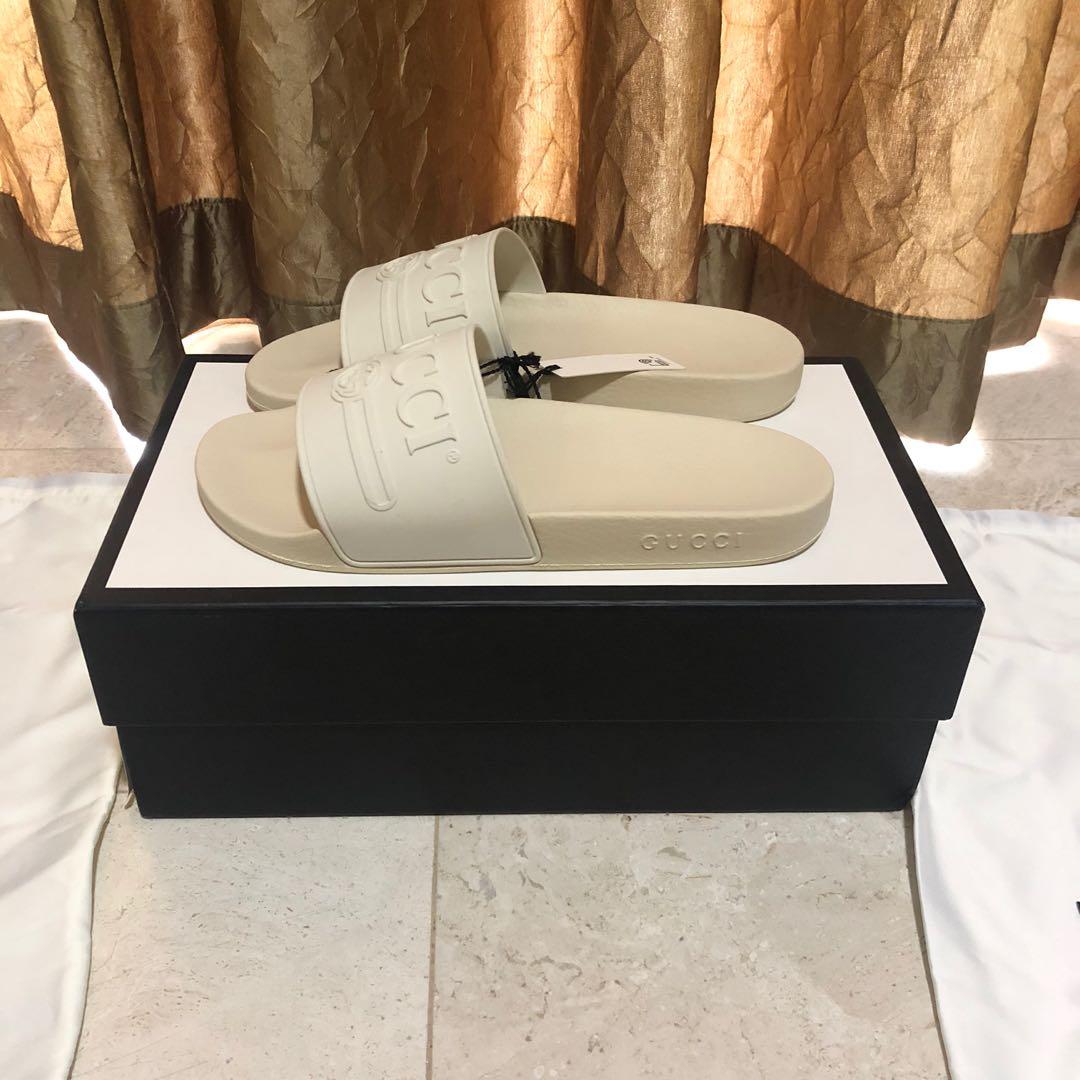 Pursuit logo slide discount sandal