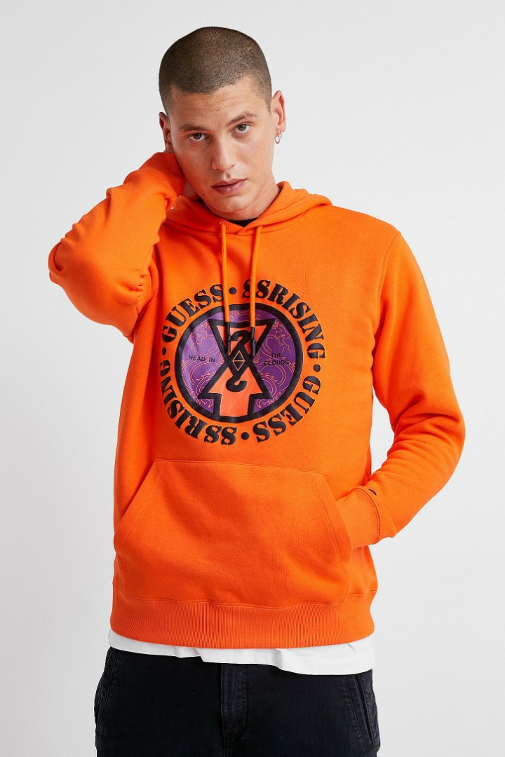 orange guess hoodie