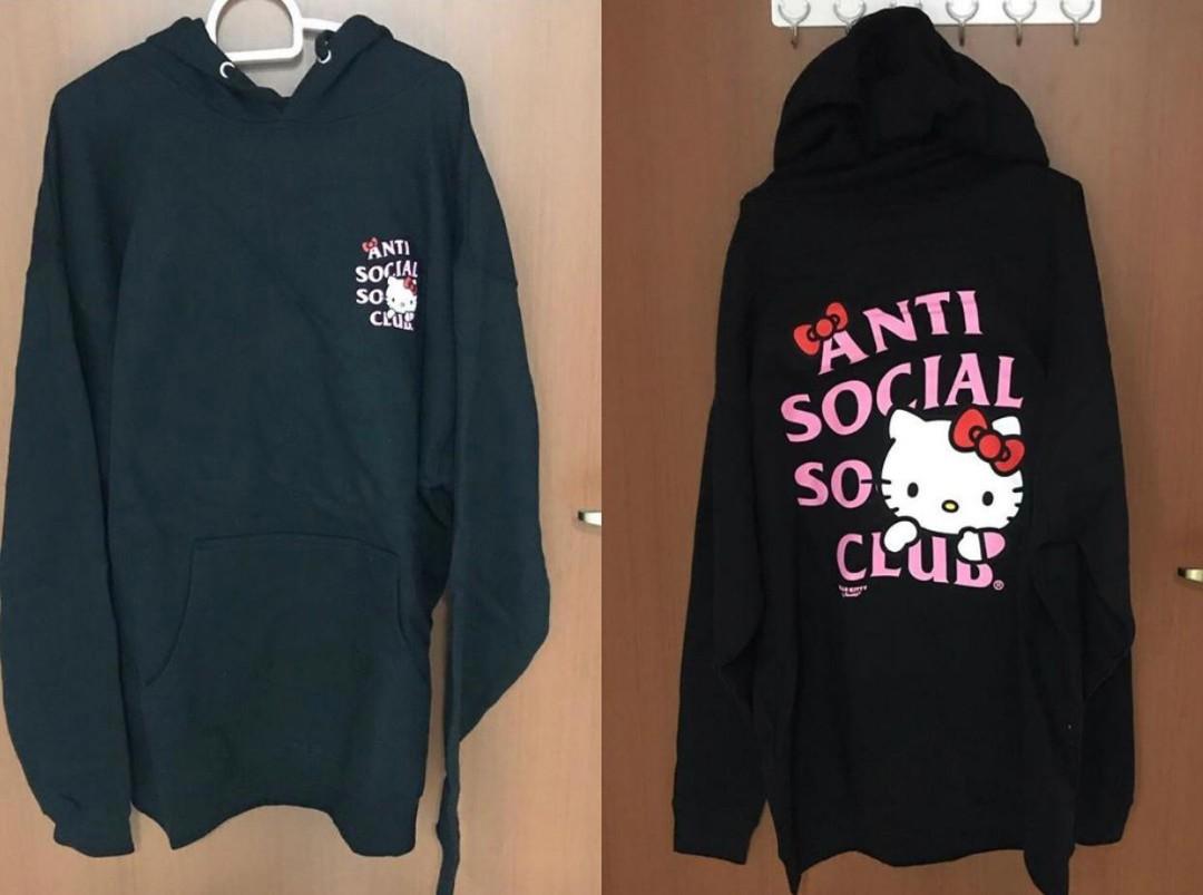 Hello Kitty X ASSC Black Hoodie