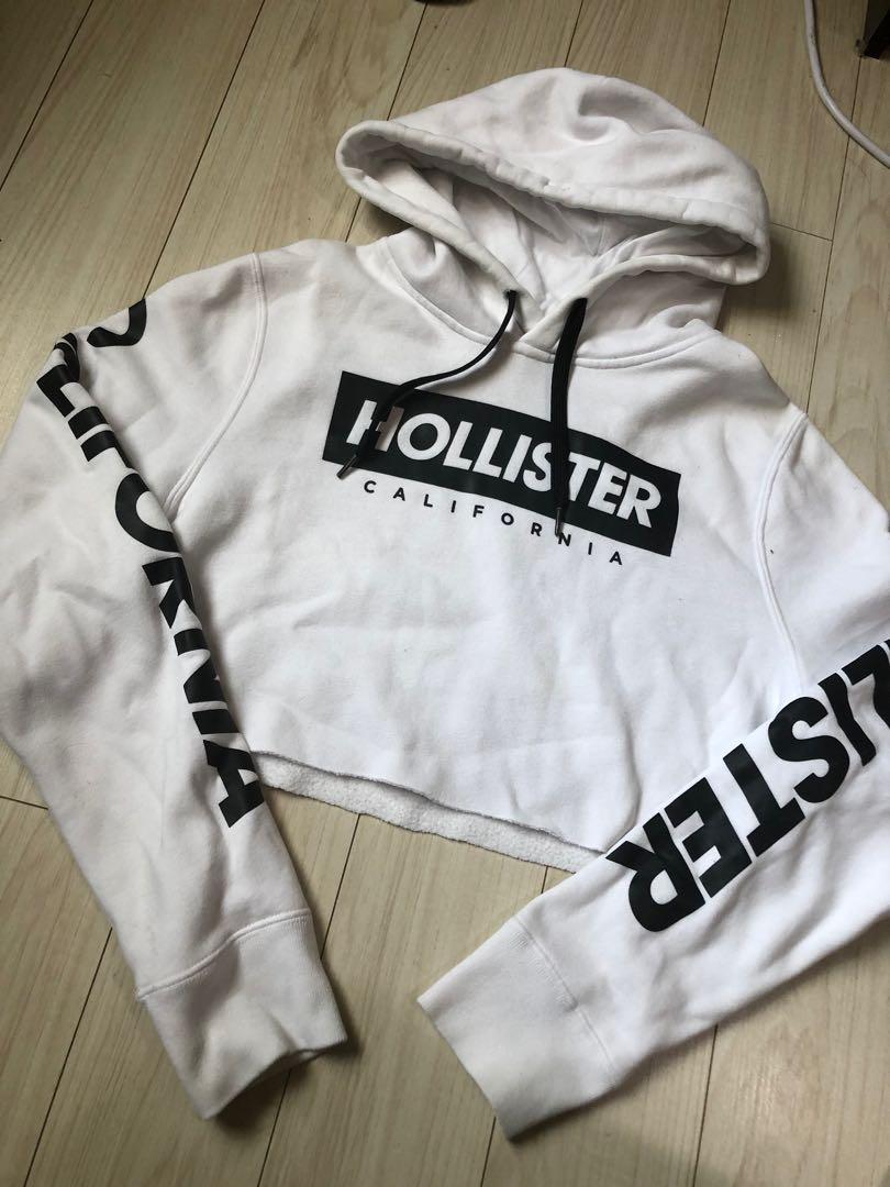 hollister cropped hoodies