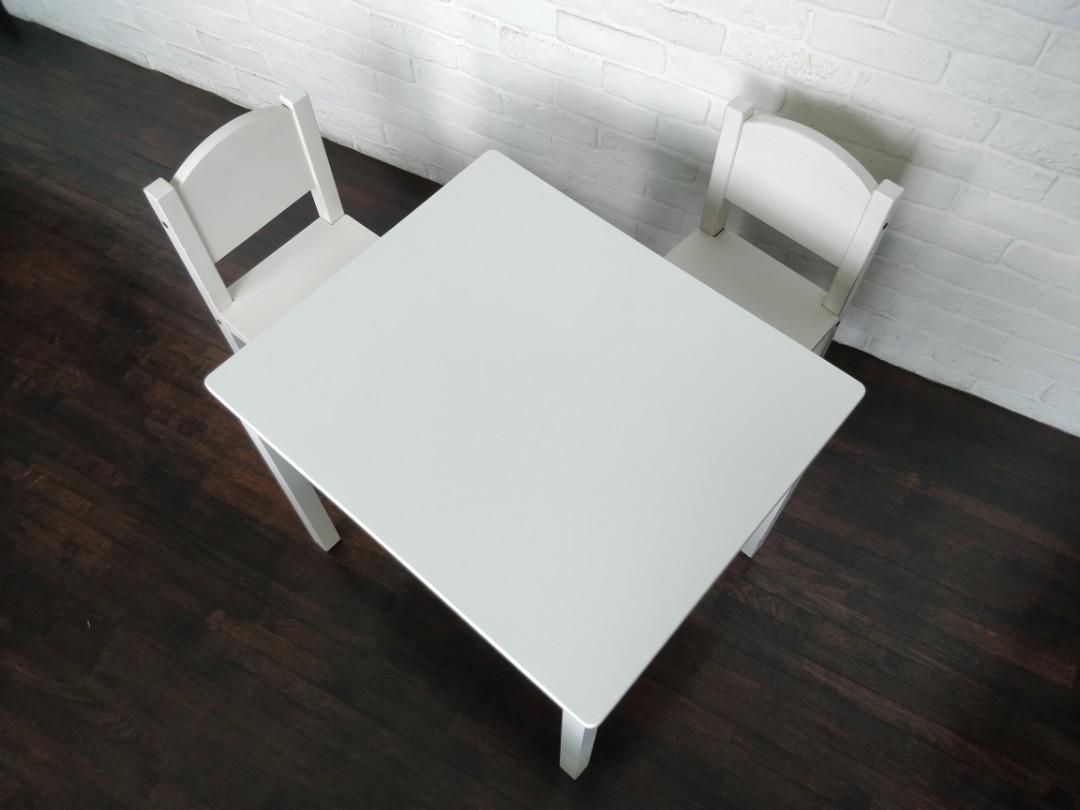 Ikea Kritter table + Sunvik chair set, Babies & Kids, Baby Nursery
