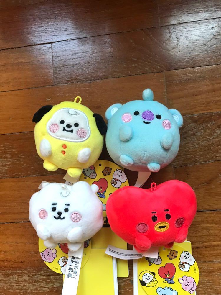 Instock Bt21 Baby Pong Pong Bagcharms Entertainment K Wave On