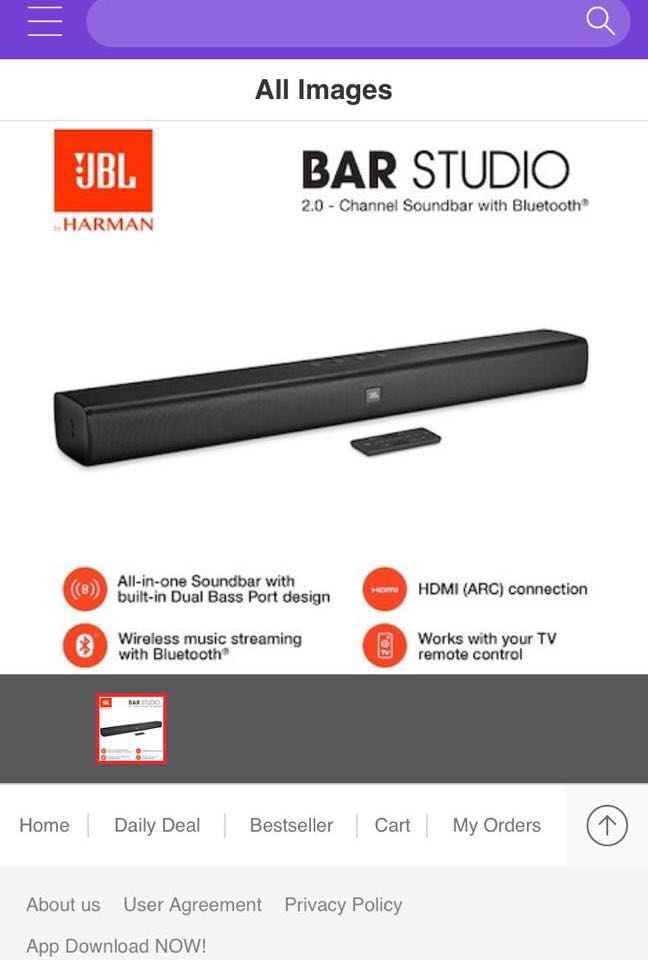 Jbl bar hot sale studio app