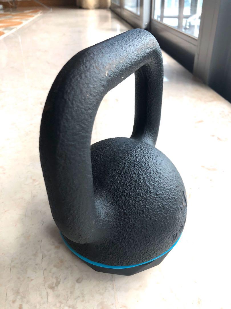 kettlebell decathlon 8 kg sports equipment exercise fitness weights dumbbells on carousell