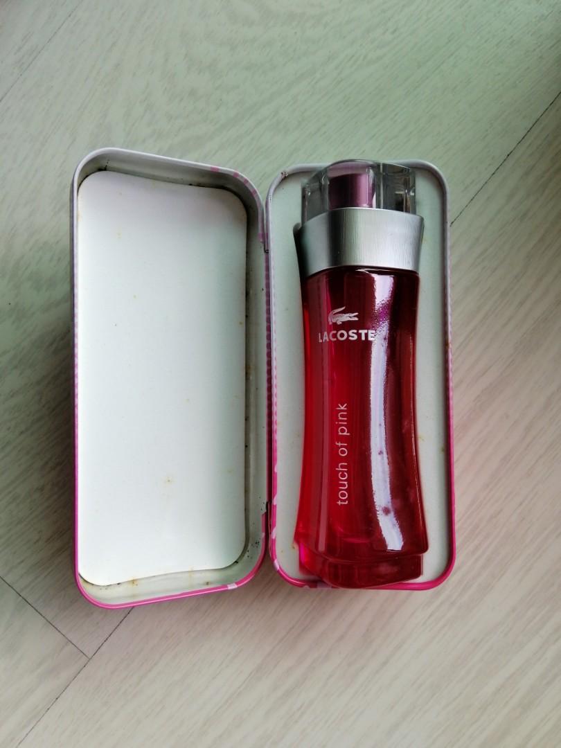 Lacoste pop edition touch of pink perfume Beauty Personal Care