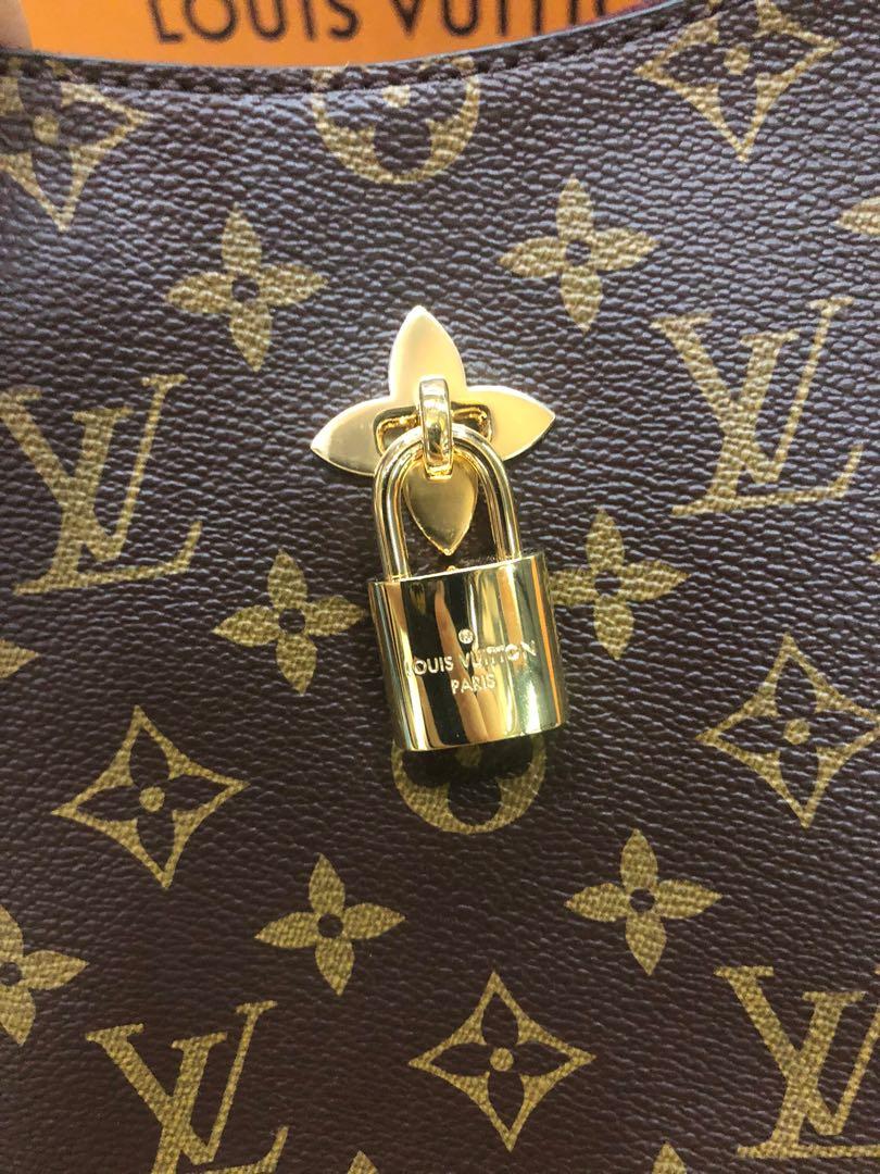 Louis VuittonFlower Hobo Monogram Leder schwarz Hardware Gold 1