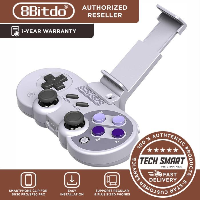 Original 8bitdo Smartphone Clip For Sn30 Pro And Sf30 Pro Video Gaming Video Game Consoles On Carousell
