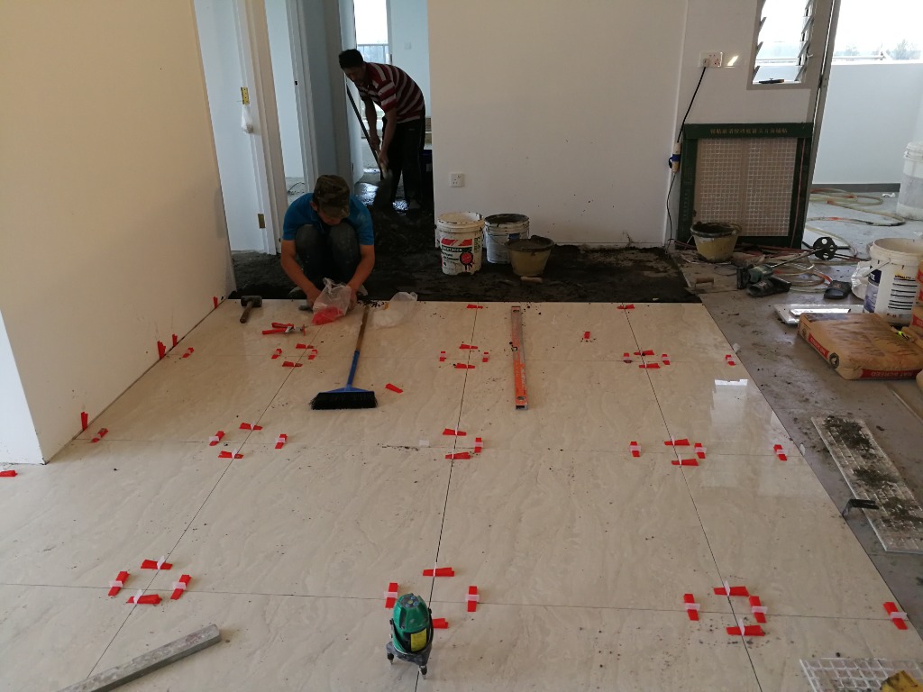 overlay tile, tiling, Home Services, Renovations on Carousell