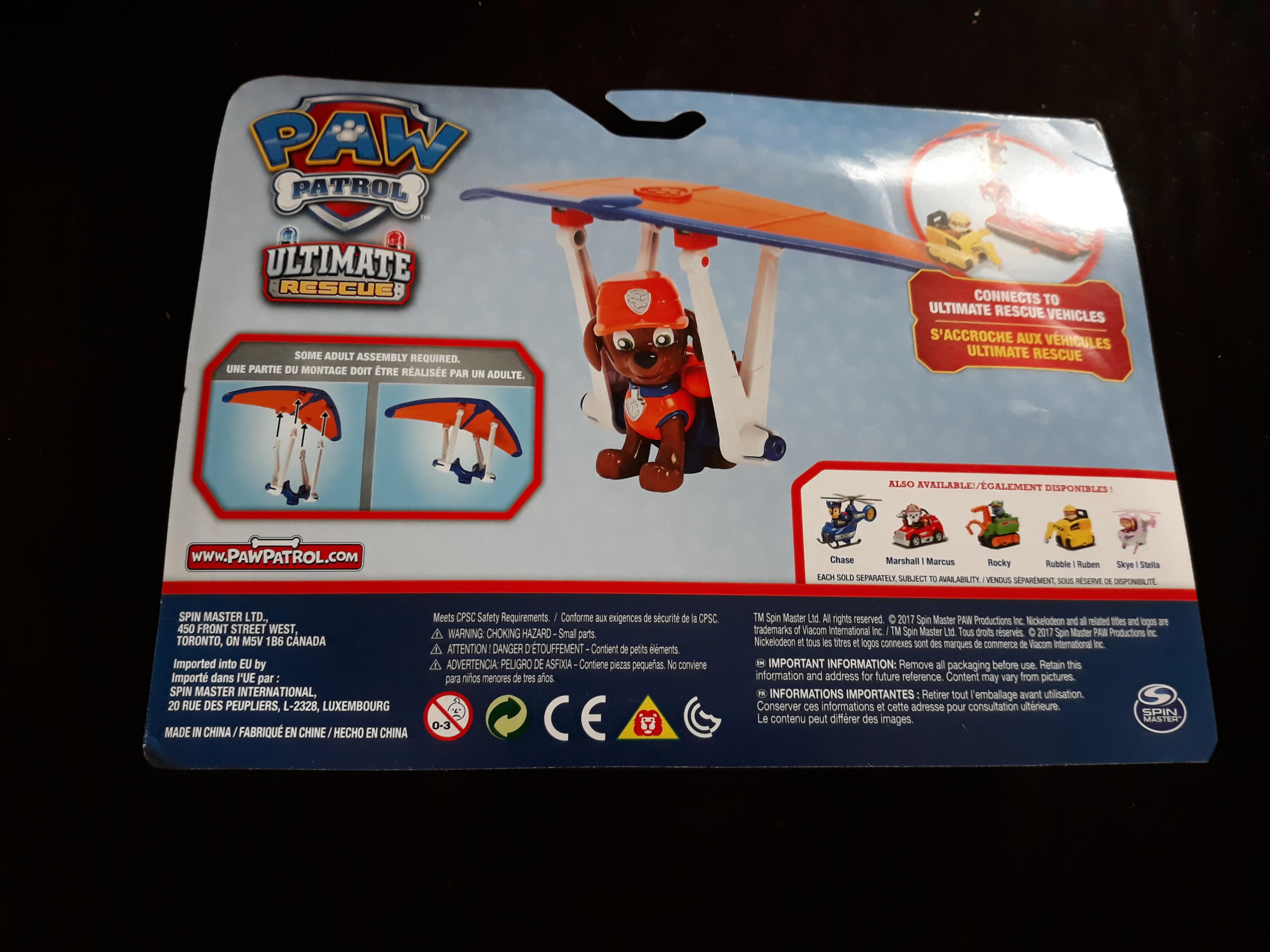 Paw patrol ultimate rescue zuma mini hang glider 2025