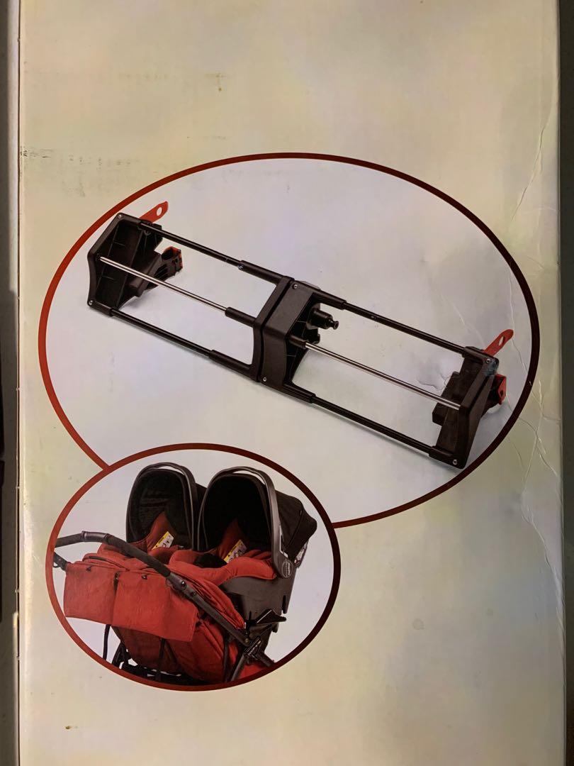 peg perego book for two car seat adapter
