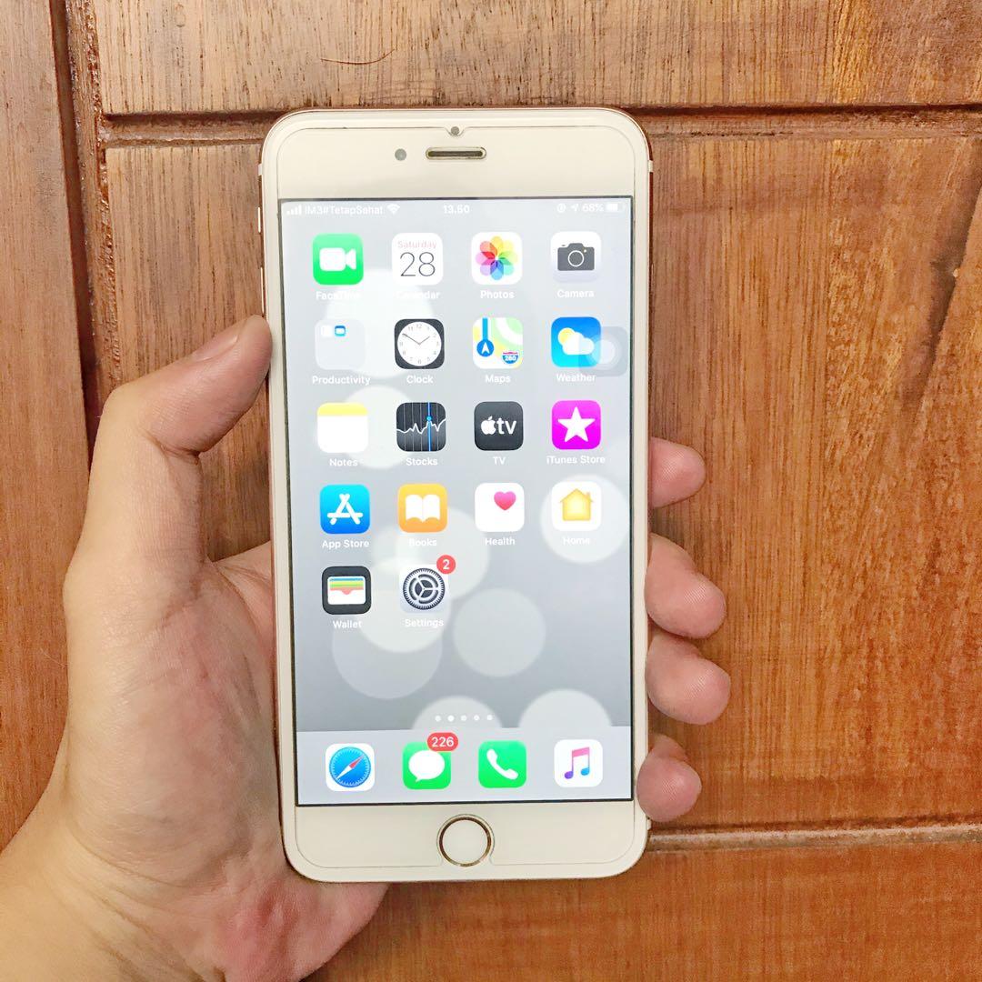 Preloved Iphone 6s Plus 128gb Rosegold Mulus Fullset Telepon Seluler Tablet Iphone Iphone 6 Series Di Carousell