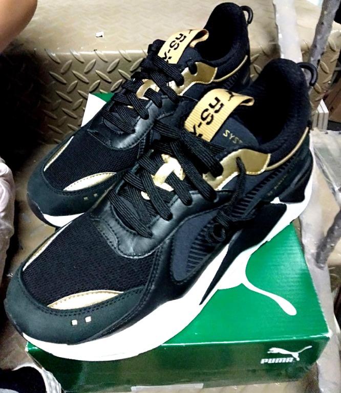 puma rsx gold