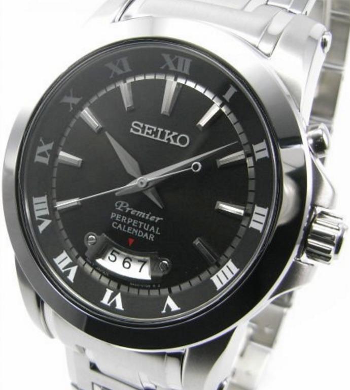 Seiko Premier Perpetual Calendar SNQ147P1 Men s Fashion Watches