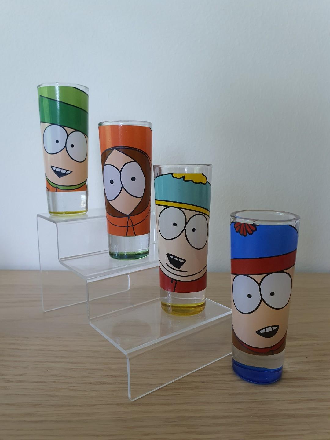 South Park Shot Glasses, Furniture & Home Living, Kitchenware