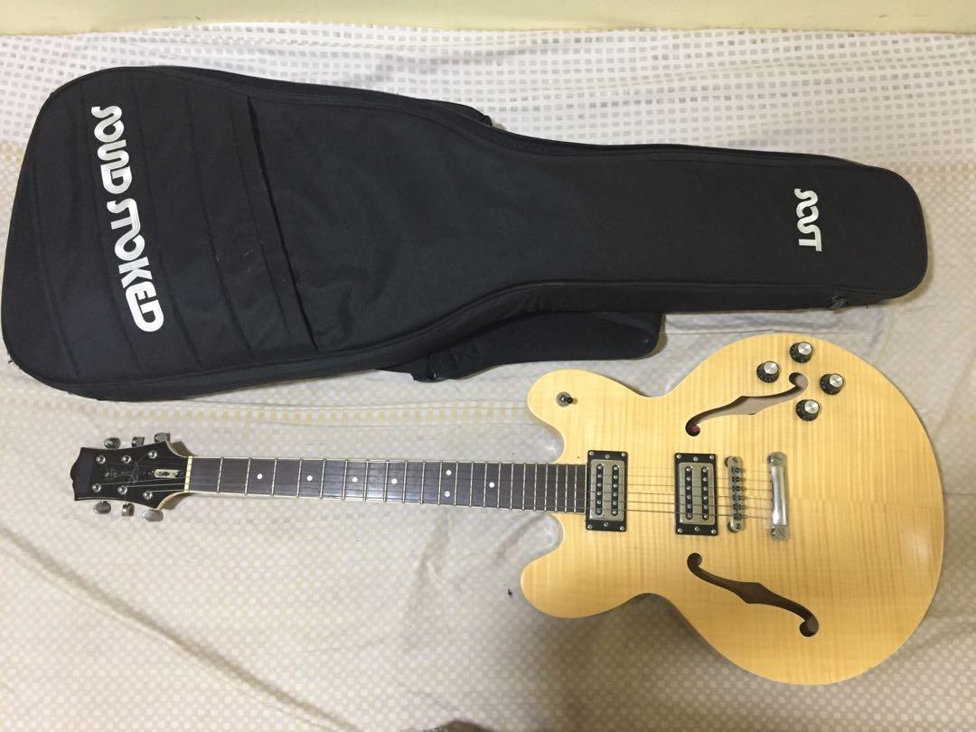 Sqoe Semi-Hollow guitar, Hobbies \u0026 Toys