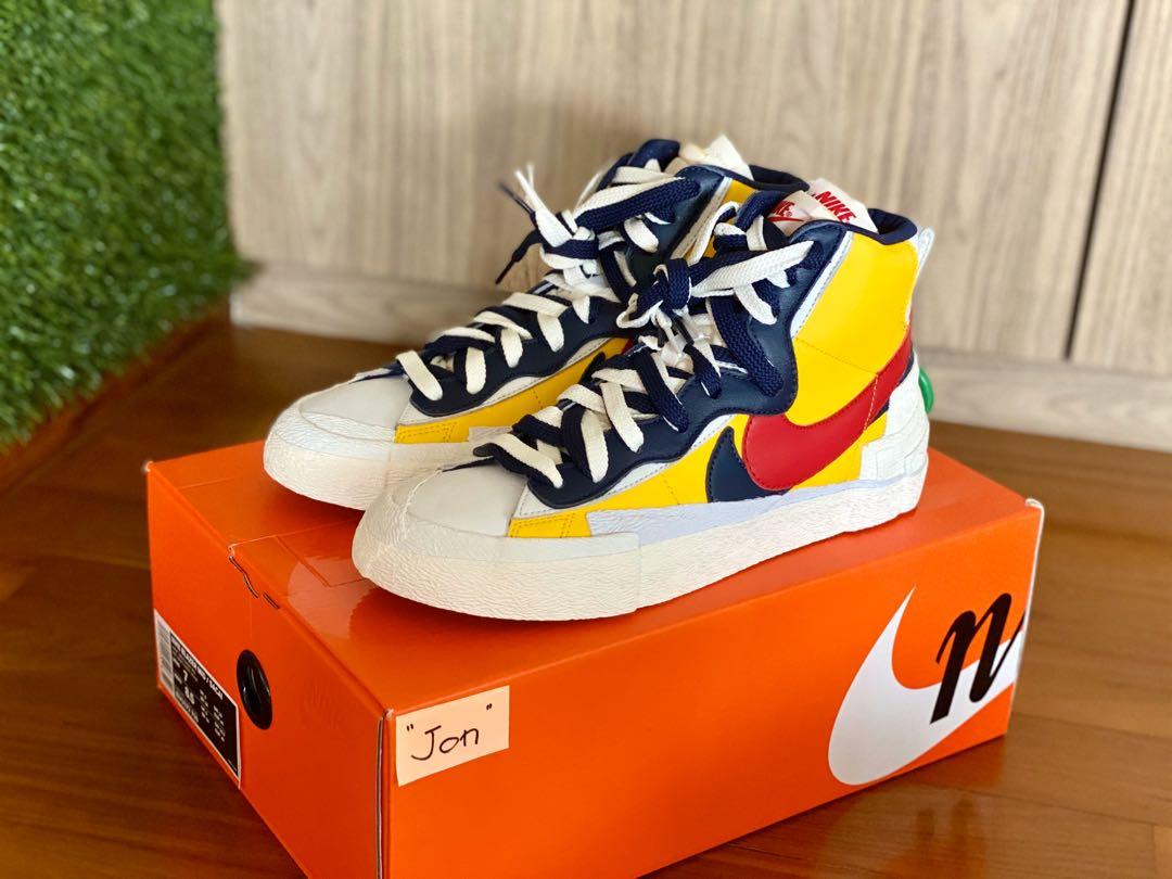 nike sacai blazer snow beach