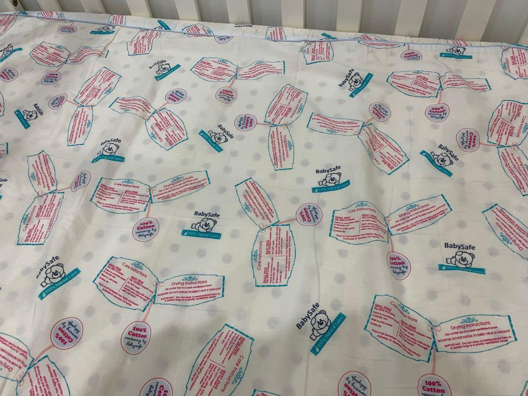 Vermont Baby Cot With Baby Safe Latex Mattress And Breathablebaby