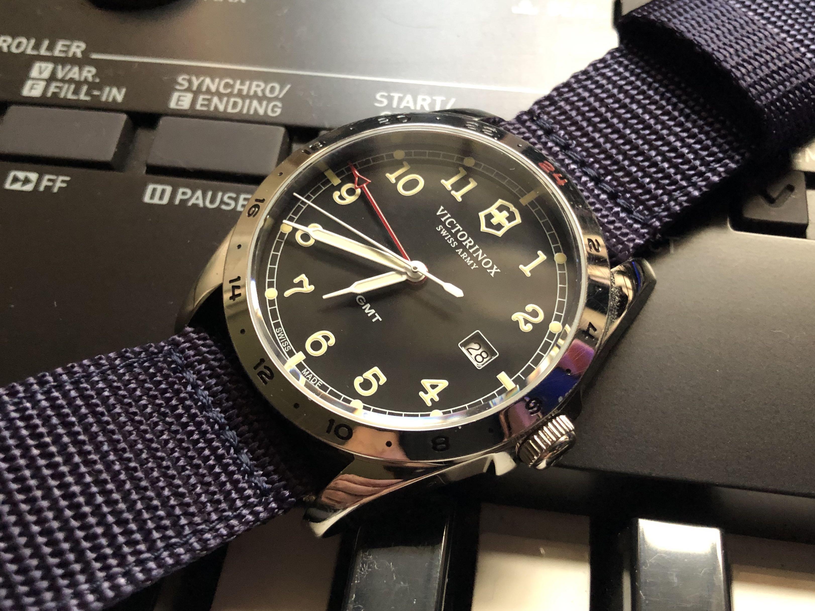 Victorinox infantry gmt watch sale