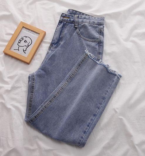 bell bottom mom jeans