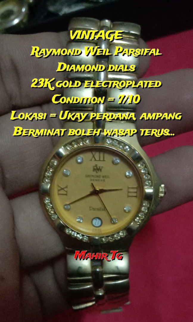 Raymond weil hotsell gold watch price