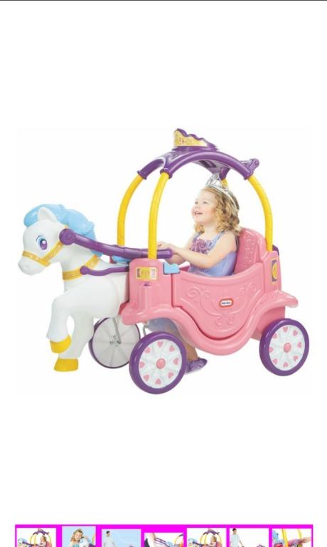 little tikes pull along cart