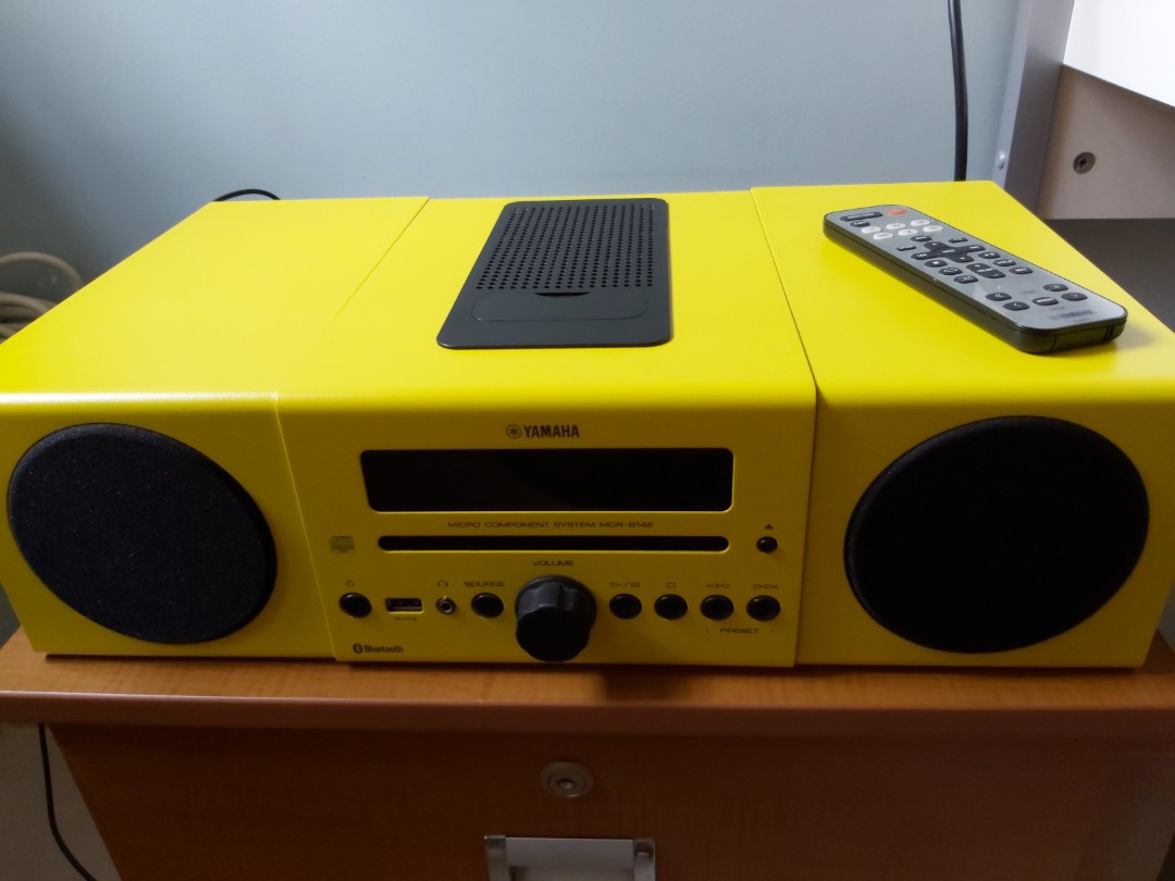 YAMAHA マイクロコンポーネントシステム MCR-B142イエロー