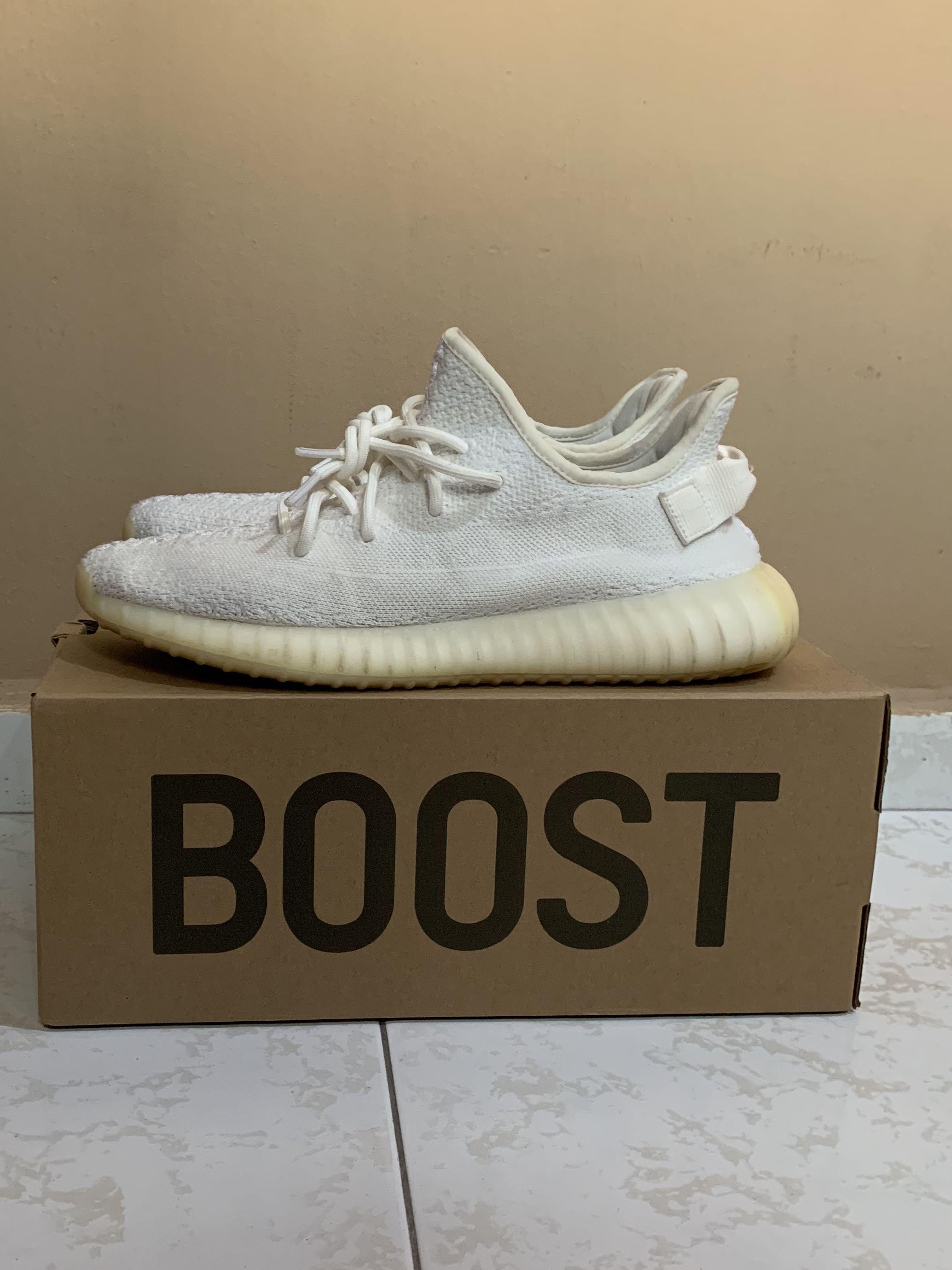 yeezy triple white yellowing