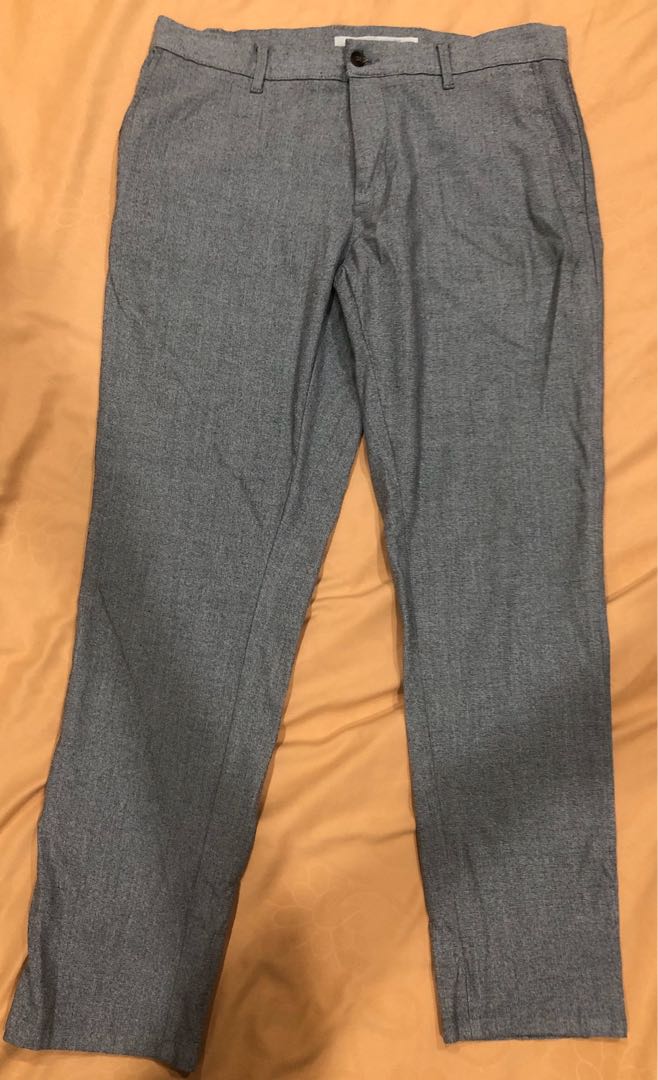 Zara grey pants, Men's Fashion, Bottoms, Trousers on Carousell