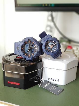 G shock outlet denim couple