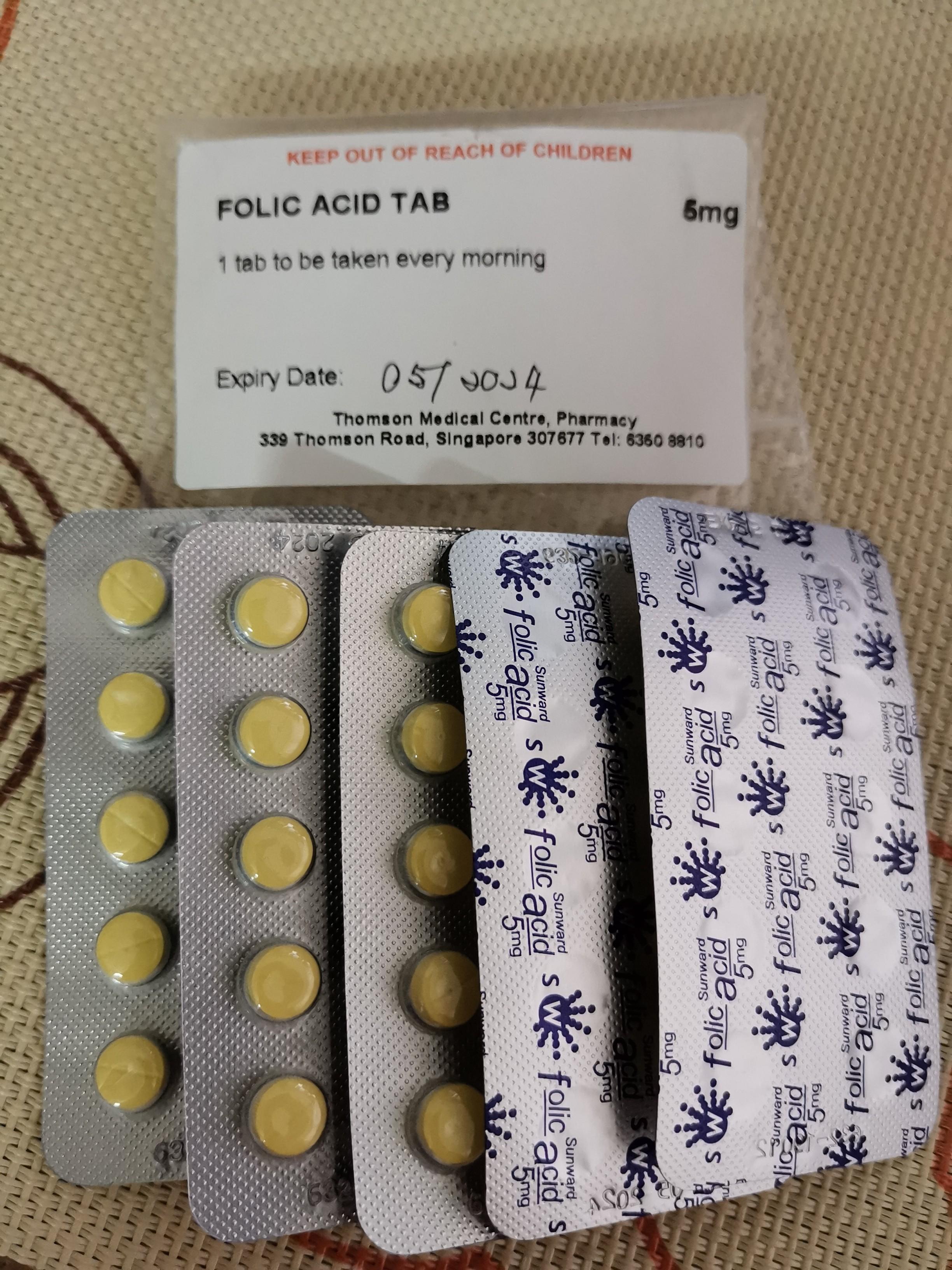 50 Tablets Of Folic Acid 5mg Everything Else On Carousell