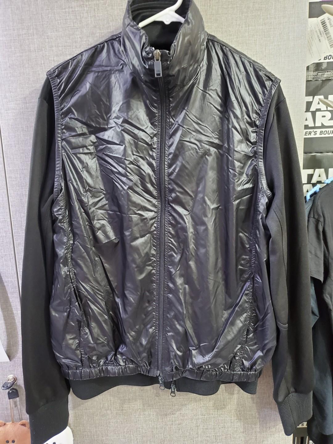 Adidas y3 cheap leather jacket