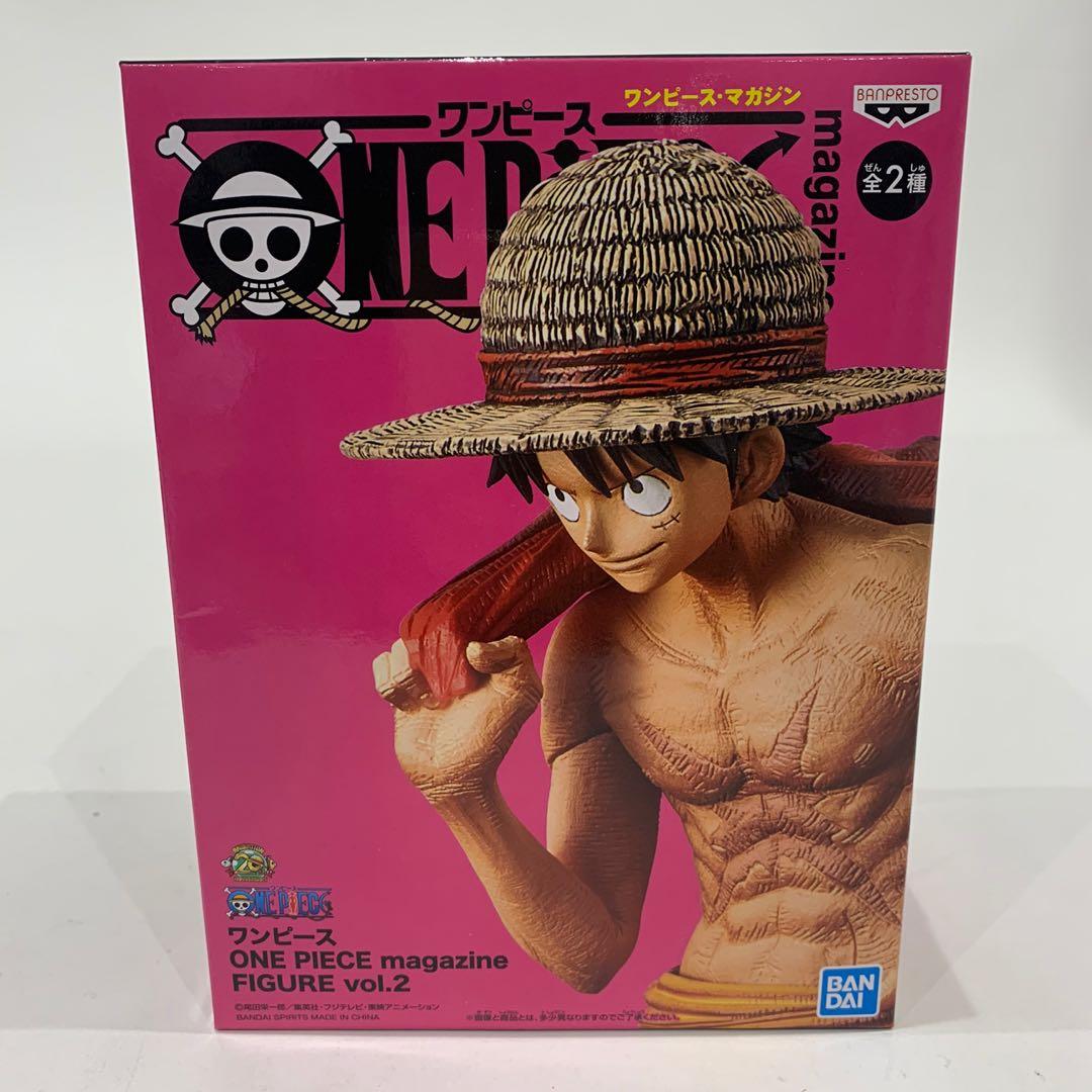 Bandai Banpresto One Piece Magazine Figure Vol 2 Monkey D Luffy Colour Gold Sticker Toys Games Action Figures Collectibles On Carousell