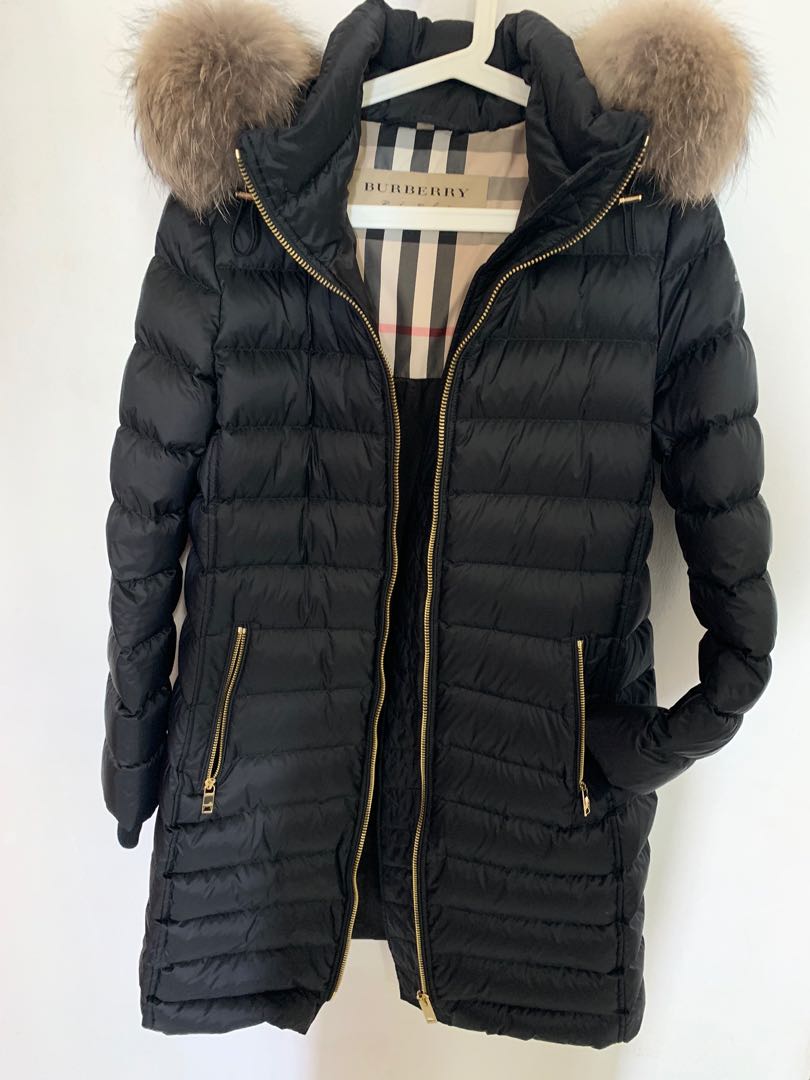 Burberry Winter Down Jacket Black Luxury Apparel Women S On