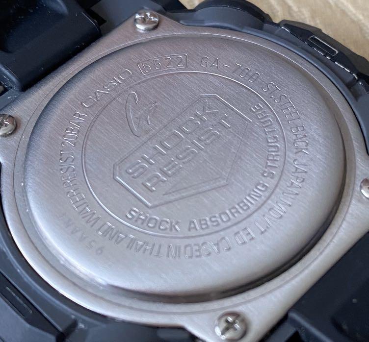 CASIO G SHOCK GA 700 1BDR Watch Men s Fashion Watches