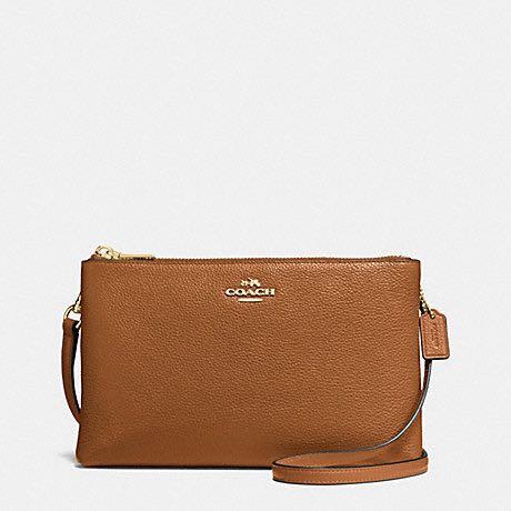Coach lyla double discount zip crossbody