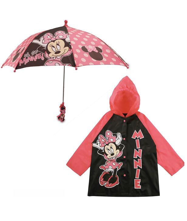 Minnie mouse raincoat and umbrella clearance