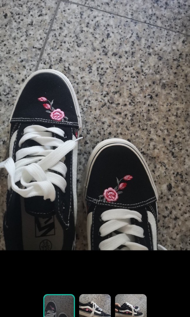 floral vans shoes