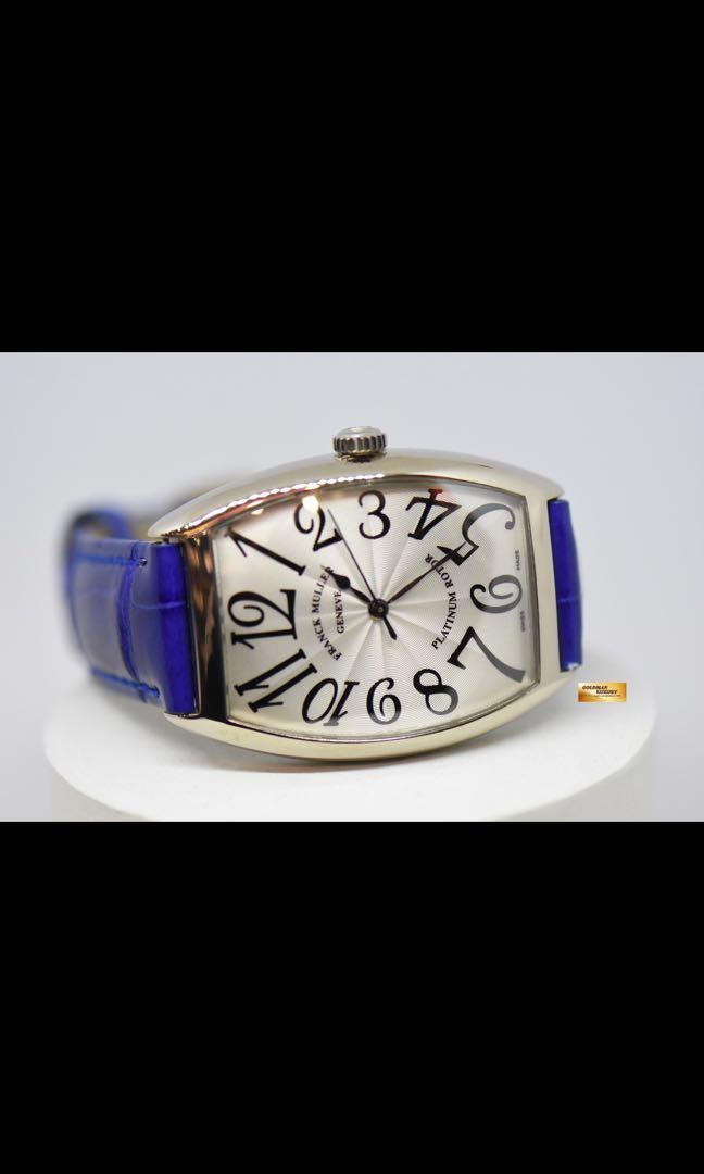 FRANCK MULLER CASABLANCA 18K WHITE GOLD AUTOMATIC ARABIC NUMERAL