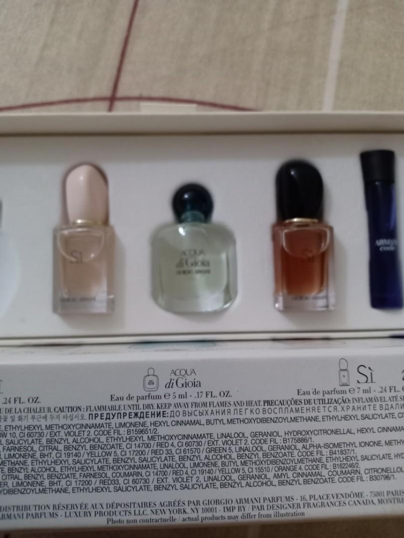 Giorgio armani travel exclusive price new arrivals