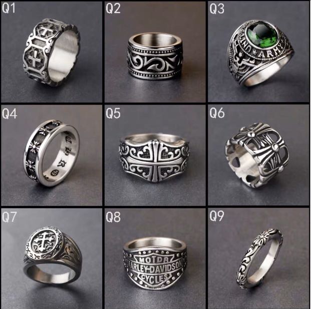 Chrome hearts mens rings shop