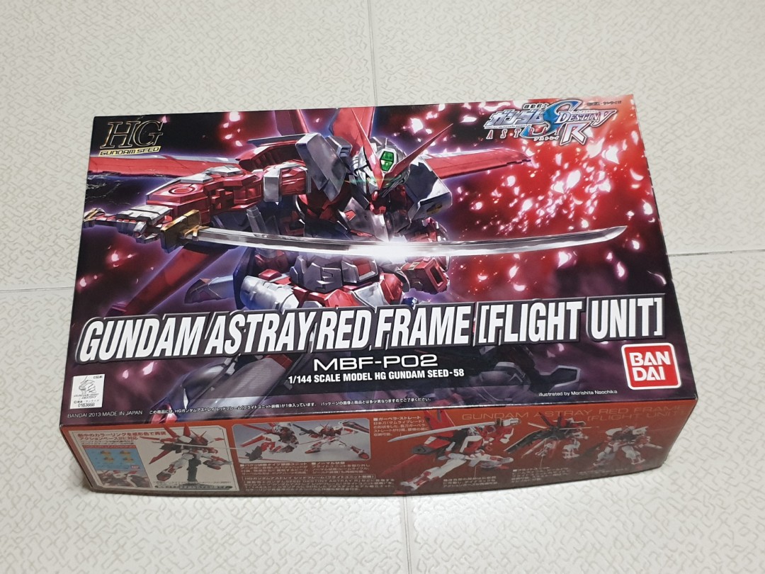 HG 1/144 Gundam Astray Red Frame [Flight Unit] (backpack and Bucue head ...