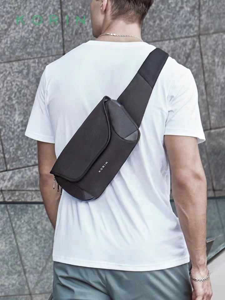 CLEARANCE : Korin Design Click Sling Cutproof Bag, Men's Fashion, Bags ...