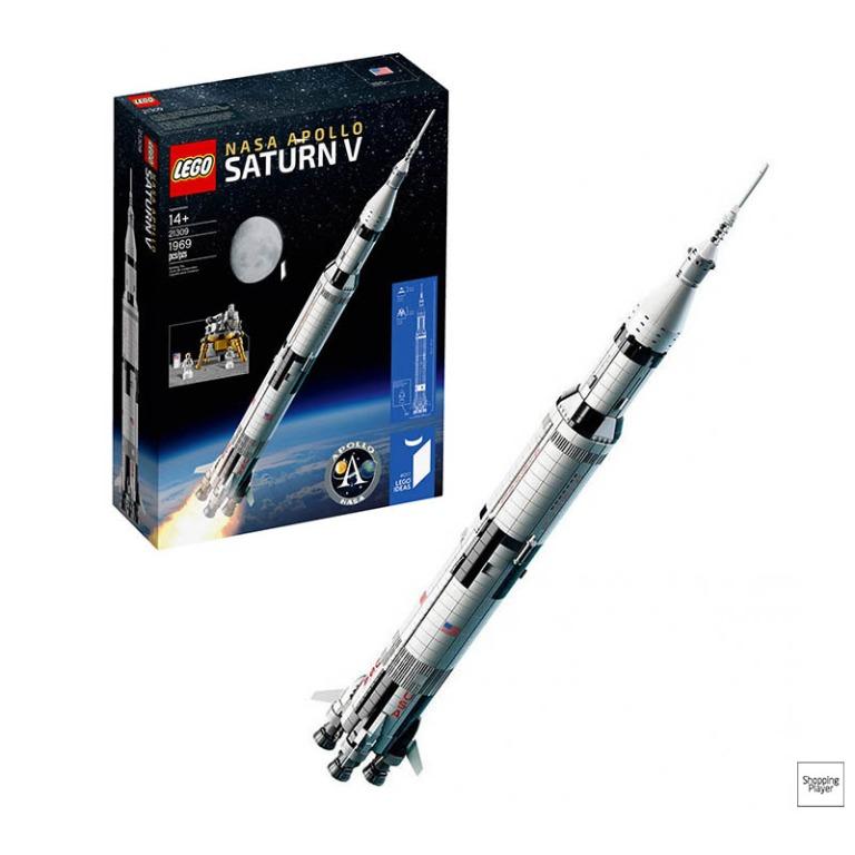 LEGO Ideas NASA Apollo Saturn V 21309 Outer Space Model Rocket for